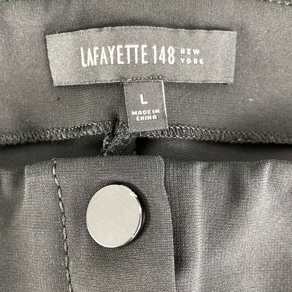 Lafayette 148 New York Black Skinny Dress Pants - Picture 11 of 13